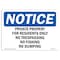 Signmission Sign, 7" H, 10" W, Rigid Plastic, Private Property For Residents Only No Trespassing Sign, Landscape OS-NS-P-710-L-17832 - alternate 1